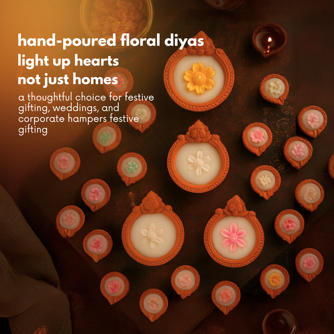 Diwali Diyas Scented Candles – Decorative Sacred Scented Candle for Diwali & Puja | Bhakty.Store