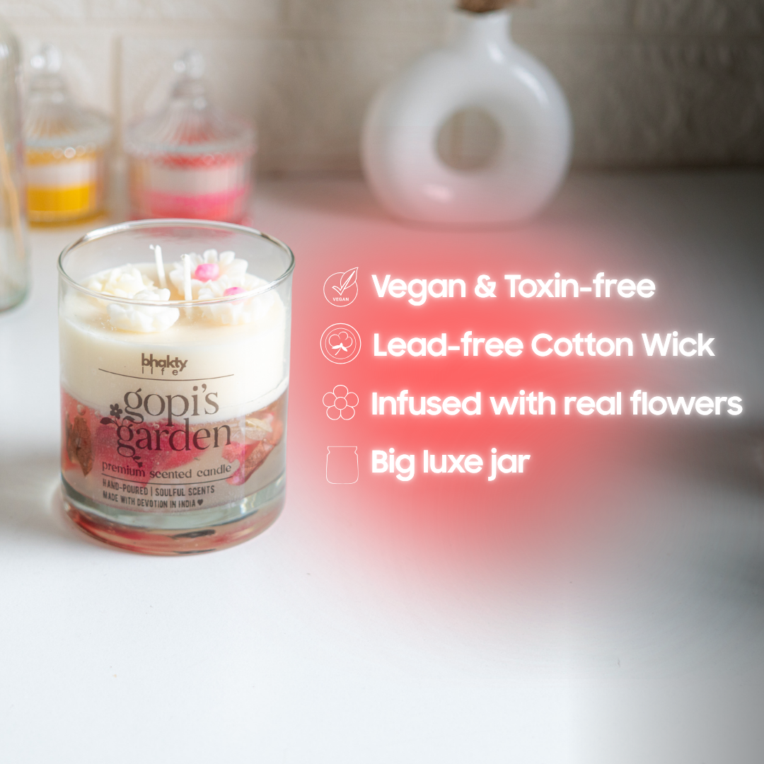 Gopi's Garden. Scented Candle