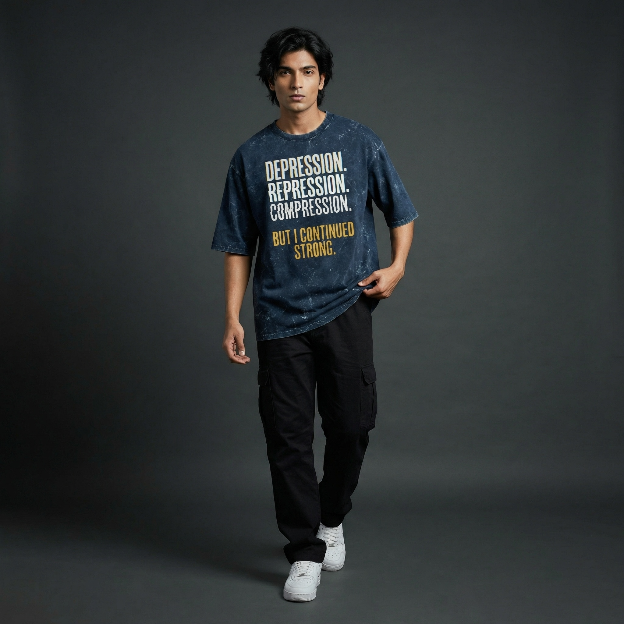 Strong. Oversized T-shirt