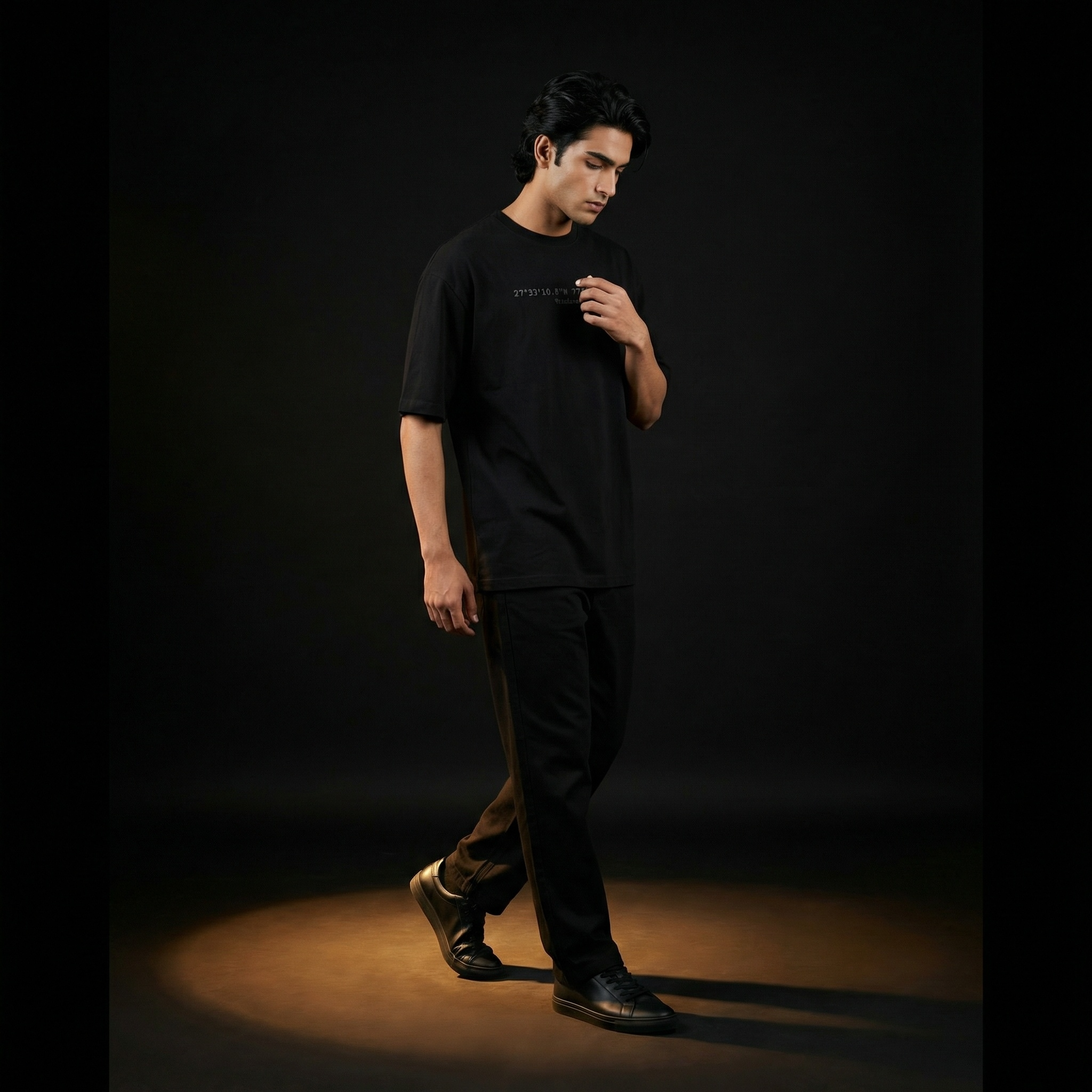 Vrindavan Map. Regular Fit T-Shirt