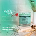 Glass Jar Scented Candle (Madhurya Musk) –  Premium Festive Edition