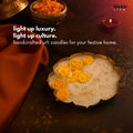Gaurangi Gulab Yellow Rose Urli Candle – Radiant Floral Scented Candle for Puja & Festive Décor